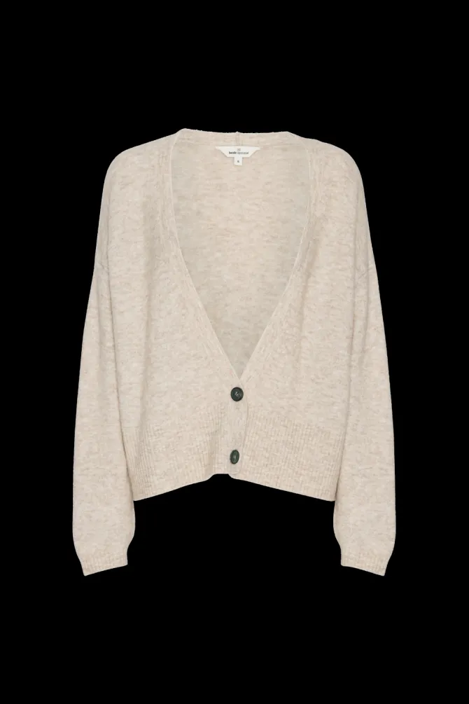 Claudine Deep V-Neck Cardigan